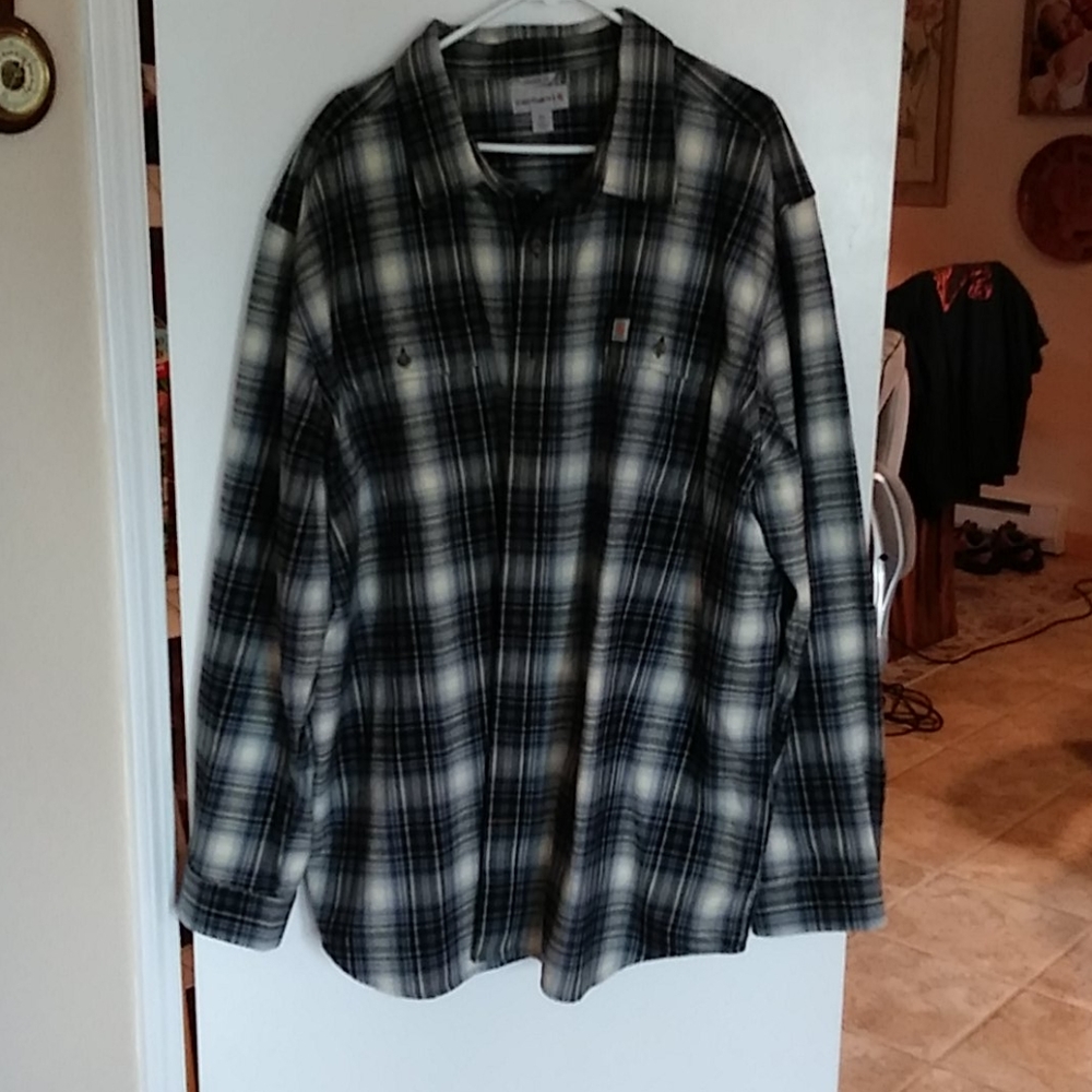 Carhartt long sleeve flannel shirt plaid